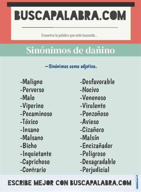 dañar sinonimo|dañino sinonimo.